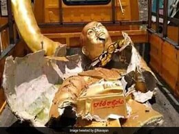 2 Arrested After Damaged Ambedkar Statue Found In Garbage Truck 2 Arrested After Damaged Ambedkar Statue Found In Garbage Truck