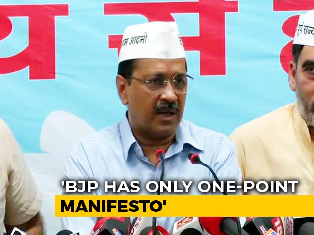 "BJP Fulfilling Pakistan's Agenda," Says Arvind Kejriwal