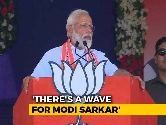 PM Says He Senses "Modi Government Wave" As Country Votes In First Phase