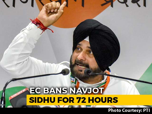 Navjot Sidhu Barred From Campaigning For 72 Hours For Violating Poll Code