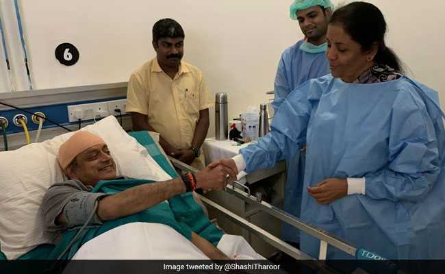 Shashi Tharoor's Tweet After Nirmala Sitharaman Visits Him In Hospital