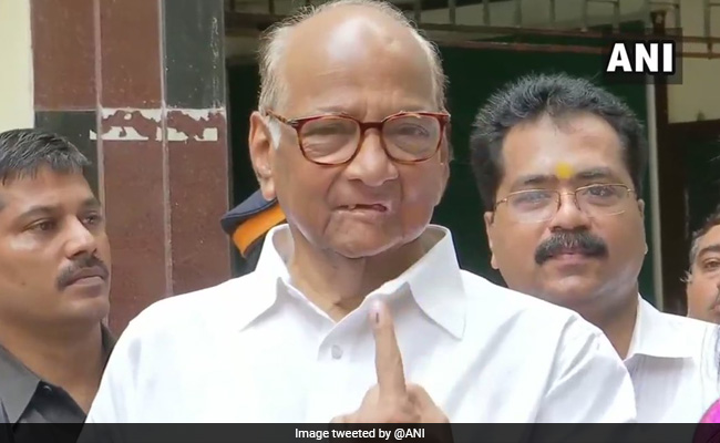 Sharad Pawar Votes In Mumbai, Urges People To Elect A Stable Government