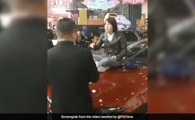Watch: Woman's Tearful Protest On Mercedes Hood Goes Viral, Gets Results