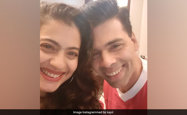 Kajol Shares Pic With 'The Real Thing' After Karan Johar Unveils Wax Statue
