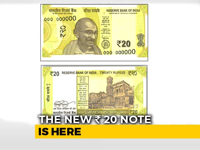RBI To Issue New Rs. 20 Notes Soon