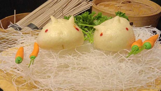 स्टीम बन्नी चिकन बाओ Recipe