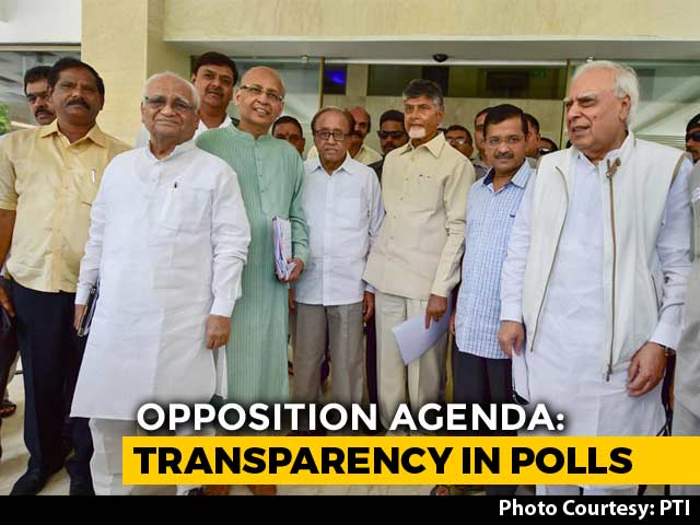 Chandrababu Naidu Leads Opposition Attack Over EVMs, Demands Ballot Votes