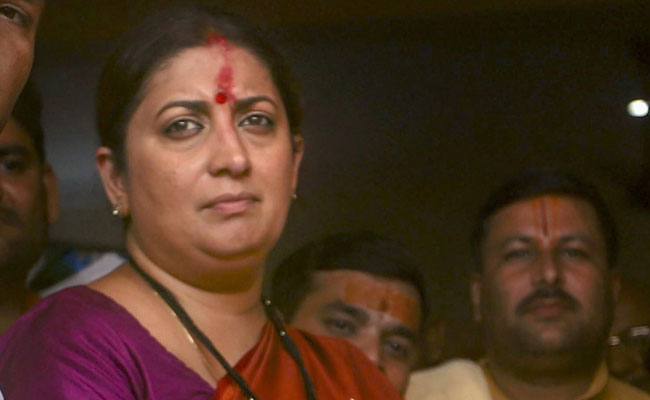 Smriti Irani Declares College Degree "Not Completed" In Poll Affidavit