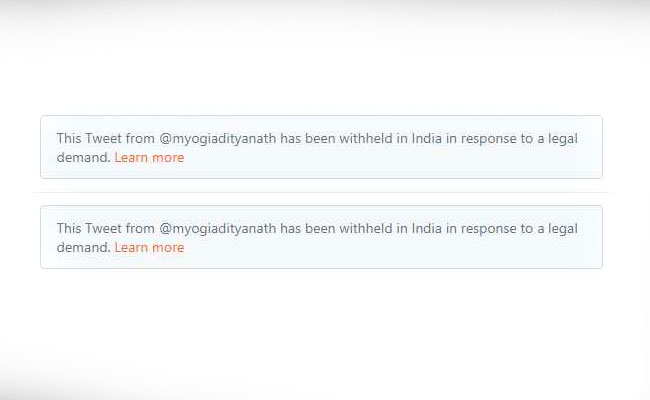 Yogi Adityanath's "Virus" Tweets Against Muslim League (IUML) Deleted By Twitter