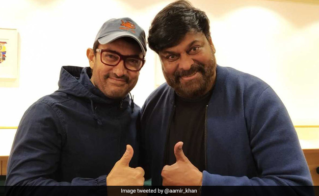 When Aamir Khan Ran Into His 'Favourite Actor' Chiranjeevi At The Kyoto Airport. See Pic