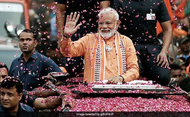 Lok Sabha Elections 2019: PM Modi Holds Varanasi Roadshow, Attends <i>Aarti</i> In Mega Prelude To Filing Papers