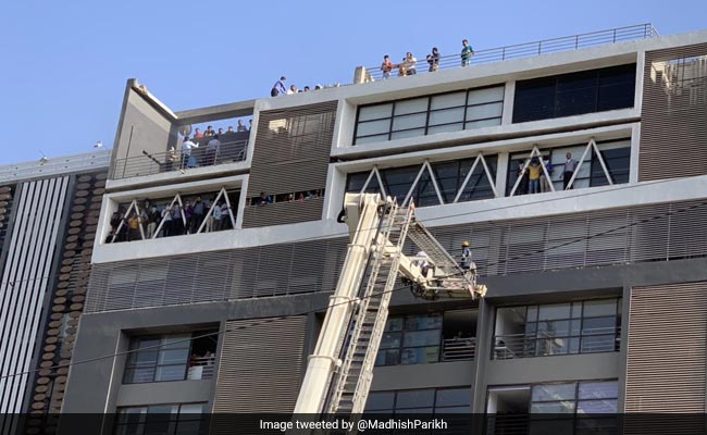 Over 100 Rescued From Fire At Multi-Storey Building In Ahmedabad