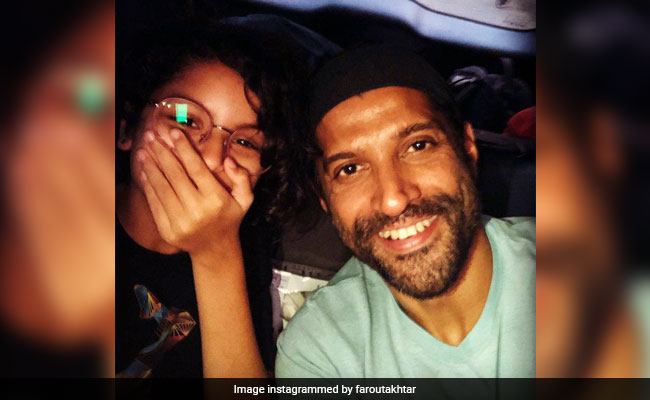 Inside Farhan Akhtar And Daughter Akira's 'Auto' Diaries