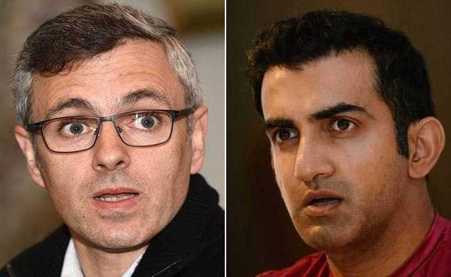 गौतम गंभीर के ट्वीट का उमर अब्दुल्ला ने दिया जवाब तो आक्रमक हुई बीजेपी, कहा- आप तो बस होटल में...