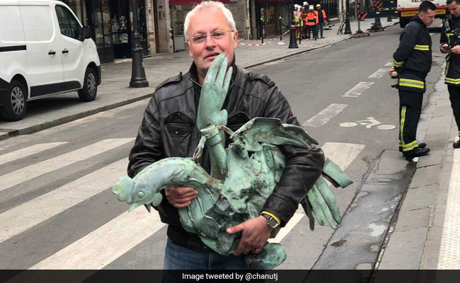 Notre-Dame's Rooster Statue Found "Battered" In Debris Of Paris Cathedral