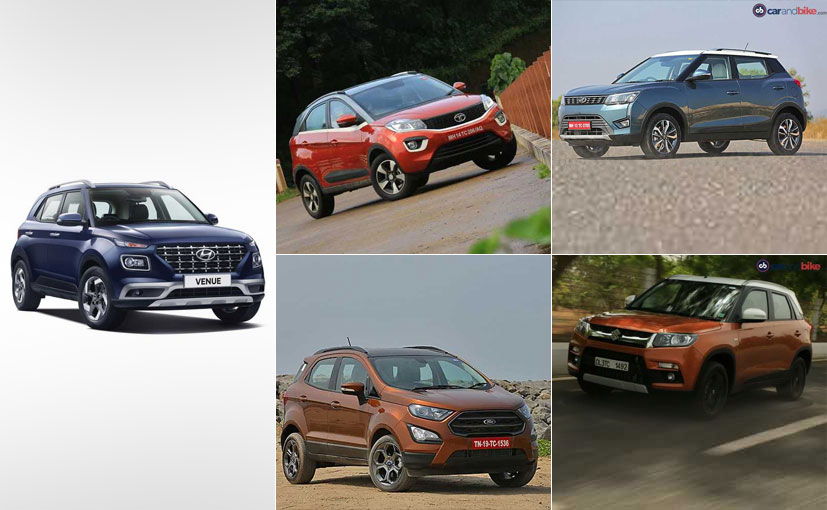 Hyundai Venue vs Maruti Suzuki Vitara Brezza vs Mahindra XUV300 vs Tata Nexon vs Ford EcoSport: Price Comparison