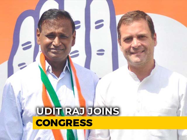 BJP Lawmaker Udit Raj, Dropped From Candidates' List, Joins Congress