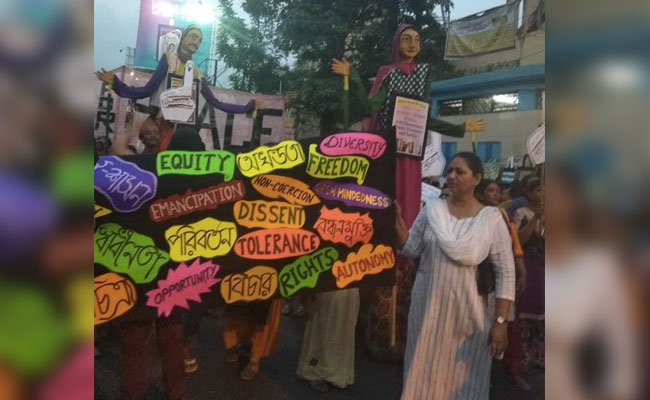 With "Azadi" Slogans, Thousands Of Women Take To Streets All Over India