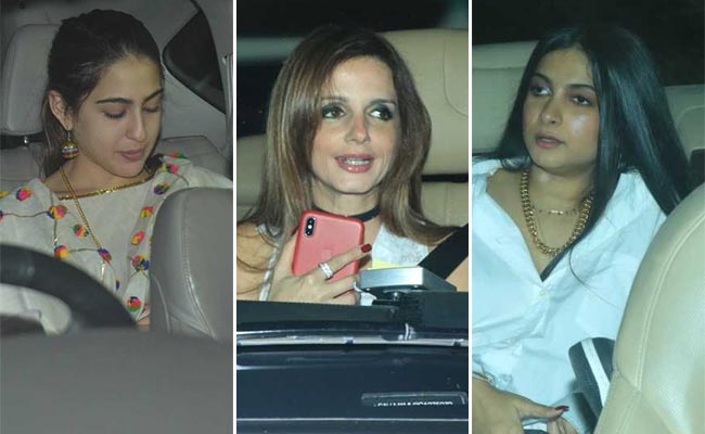 Sara Ali Khan, Sussanne Khan And Rhea Kapoor At Abu Jani's Birthday Party. See Pics