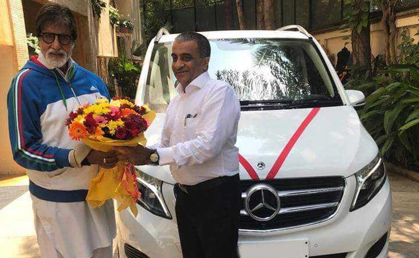 Actor Amitabh Bachchan Adds New Mercedes-Benz V-Class To His Garage