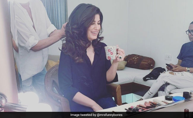 Twinkle Khanna Explains LOL Expression Of Finding Herself 'On A Set 2 Decades Later'