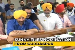 BJP's Sunny Deol Files Nomination From Gurdaspur, Brother Bobby With Him BJP's Sunny Deol Files Nomination From Gurdaspur, Brother Bobby With Him