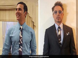 Iron Man ने पहनी अक्षय कुमार के जैसी टाई , तो बॉलीवुड सुपरस्टार ने किया यह Tweet Iron Man ने पहनी अक्षय कुमार के जैसी टाई , तो बॉलीवुड सुपरस्टार ने किया यह Tweet