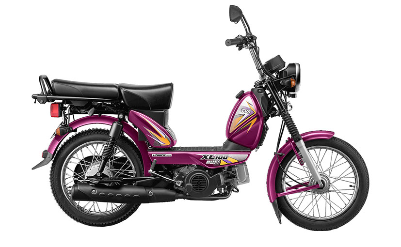 BS6 TVS XL100 Launched In India; Prices Start At Rs. 43,889