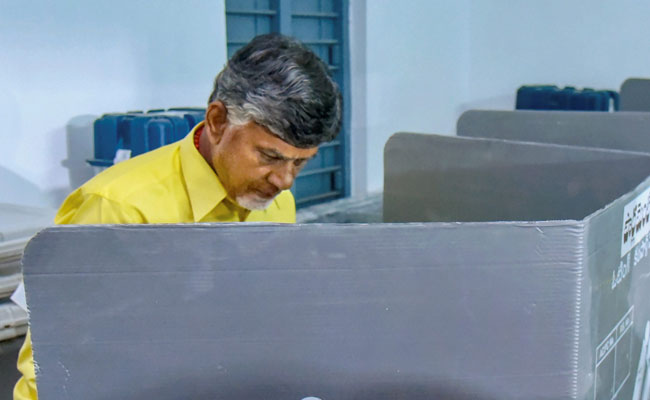 Chandrababu Naidu Demands Re-Poll In 150 Booths, Writes To Election Body