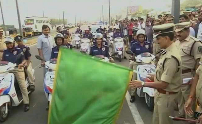 Vizag's "Sthree Shakthi" Women Cops Were Trained To Drive Cars, Swim