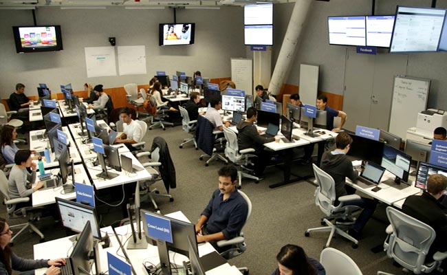 NDTV At Facebook Election War Room In California, "Bigger Than US Polls"