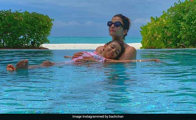 Into The Blue: Aishwarya Rai Bachchan And Aaradhya's Postcard-Worthy Pic From Maldives