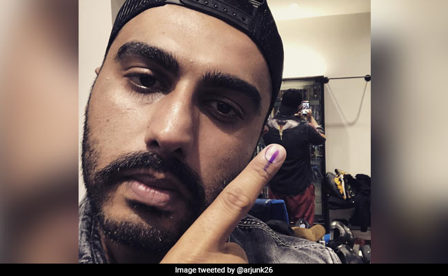 "Be Part Of Change": Actor Arjun Kapoor Casts His Vote In Mumbai