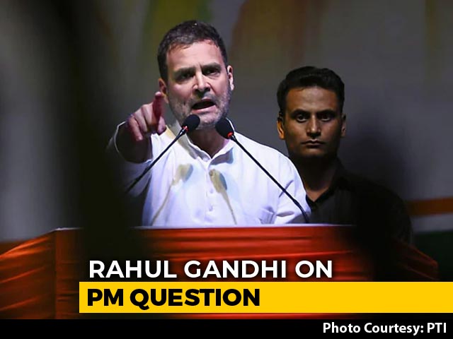 "Ask People Of Country," Says Rahul Gandhi, On PM Question