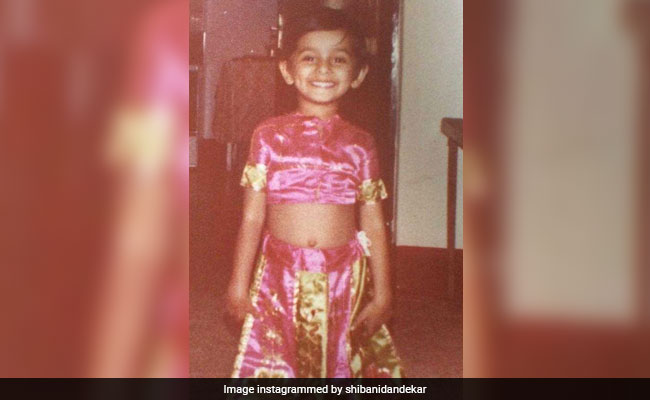 Shibani Dandekar Had A Strong Fashion Game Even As A Kid. Here's Proof