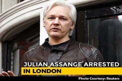 Julian Assange, Living In Ecuador Embassy In London Since 2012, Arrested Julian Assange, Living In Ecuador Embassy In London Since 2012, Arrested