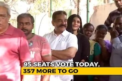 "Today Is The Day": Kamal Haasan, Daughter Shruti Vote Early In Chennai "Today Is The Day": Kamal Haasan, Daughter Shruti Vote Early In Chennai