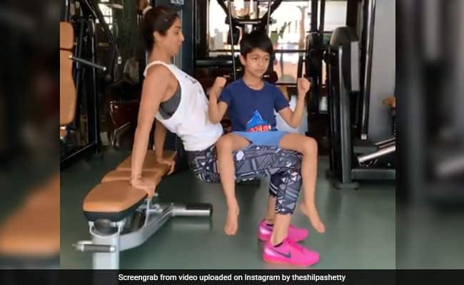 Shilpa Shettys Workout With Her Cute Partner Inspires Us Yet Again; Watch Video