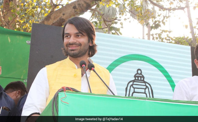 Tej Pratap Campaigns Against Father-In-Law Chandrika Rai In Bihar