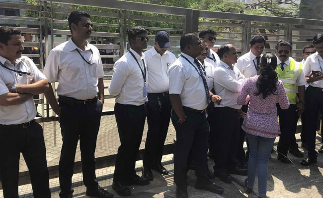 Jet Airways Staff Seek Answers On Dues, Protest At Mumbai Headquarters