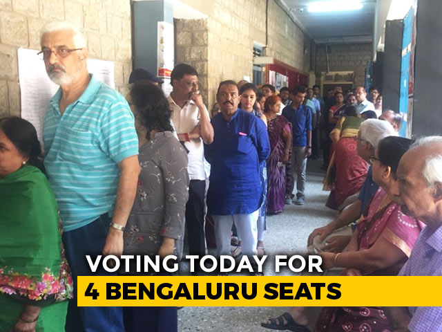 "Cannot Miss It": Bengalureans Come Out In Large Numbers To Cast Their Votes