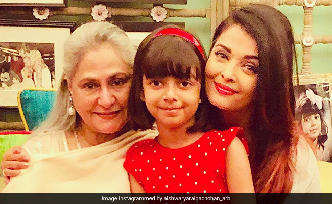 Aishwarya Rai Bachchan And Aaradhya Wrap Jaya Bachchan's Birthday With This Pic