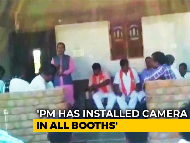 PM Modi Has Installed Cameras, Will Know If You Vote Congress: BJP Leader