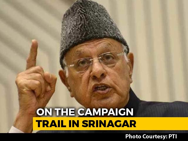 In Srinagar, Farooq Abdullah Fights Election On "Special Status" Plank