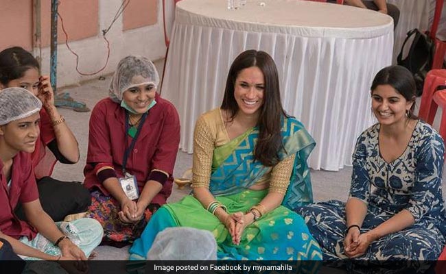 Newly-Released Footage Shows Meghan Markle In <i>Saree</i> During India Visit