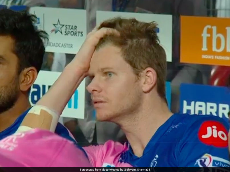 Watch: Steve Smiths Horror Reaction To Riyan Parags Dramatic Dismissal