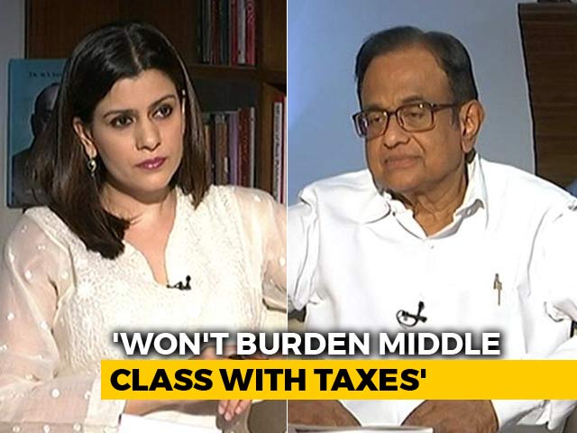 P Chidambaram On How Congress Plans To Fund NYAY Income Guarantee Scheme
