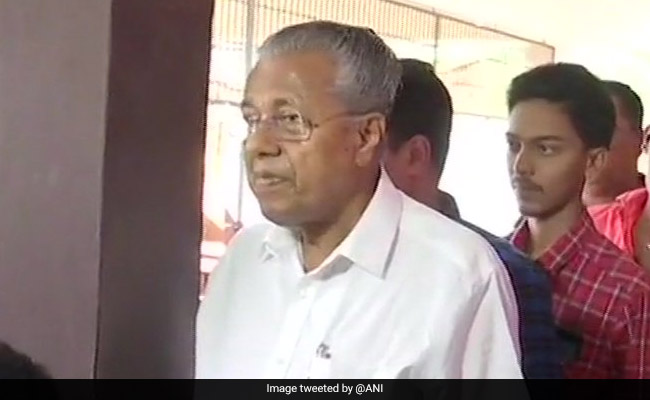 Election 2019: "I Had To Wait For A While": Kerala Chief Minister Complains Of EVM Snags