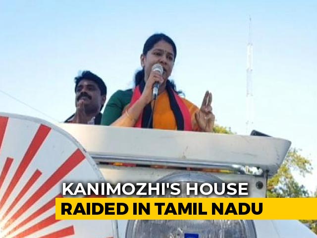 DMK Leader Kanimozhi's Home Raided By Income Tax Officials