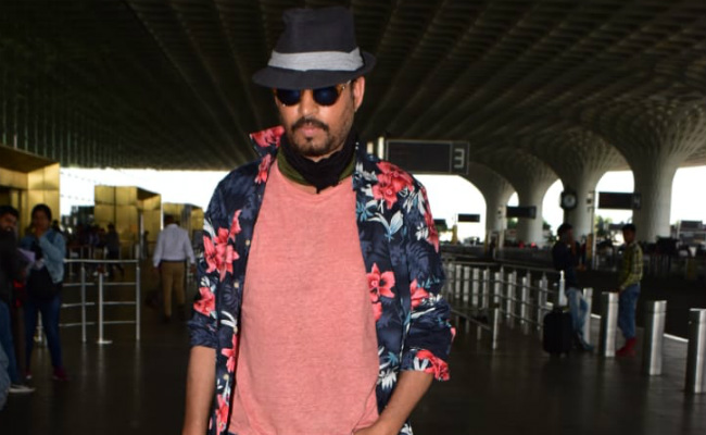 Irrfan Khan Spotted At Mumbai Airport. He Wasn't Avoiding The Paps This Time